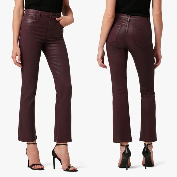 NWT Joe's Jeans THE CALLIE High Rise Cropped Boot - Rum Raisin | Size 27 - Picture 1 of 10